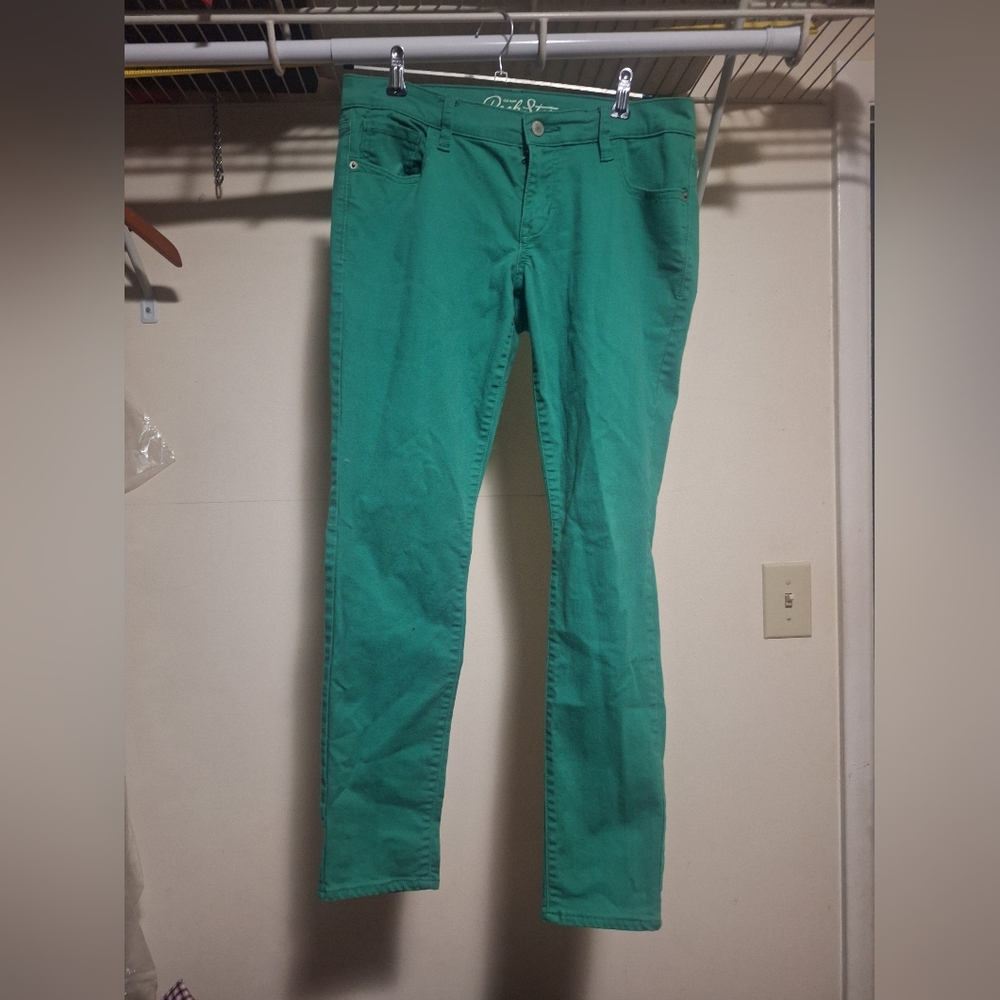 Old Navy Teal Rockstar Jeans size 12